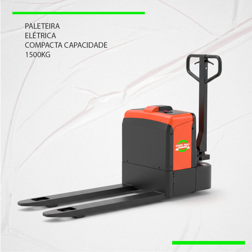 Paleteira Elétrica Compacta – Capacidade 1500kg